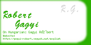 robert gagyi business card